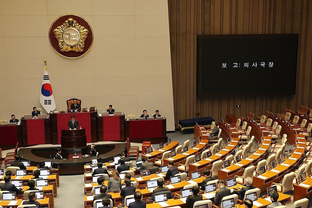 韩国国会投票 涉尹锡悦夫妇“双特检法”未获通过